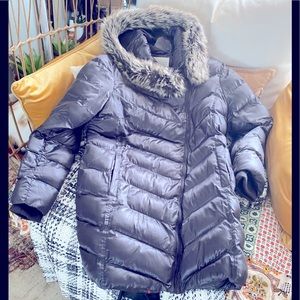 Rachel Roy Asymmetrical zip Coat